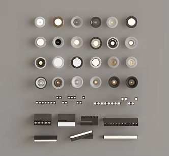 Modern Downlight 3d model