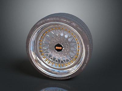 Modern tire wheel Volkswagen wheel hub model