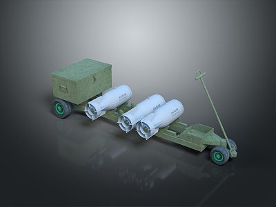 Bomb Missile Airborne Missile Shipborne Missile Cruise Missile High Altitude Bomb Guided Weapon Cruise Weapon 3d model