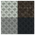 Modern Contemporary Background Wall Design With Wood Concrete Gray And Circular Geometric Patterns
