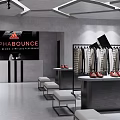 Adidas Clothing Store With Window Display Fashion Apparel Shoes And Mannequins