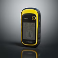 Lowrance Hook 2 Yellow And Black Handheld Navigation Device With Depth Data 3d model