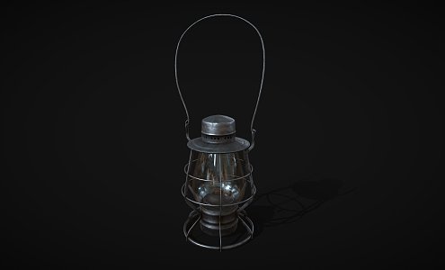 Industrial LOFT Kerosene Lamp 3d model