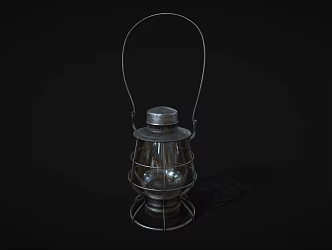 Industrial LOFT Kerosene Lamp 3d model