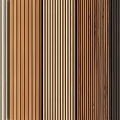 Various Colored Wooden Striped Wall Panels For Interior Design Options
