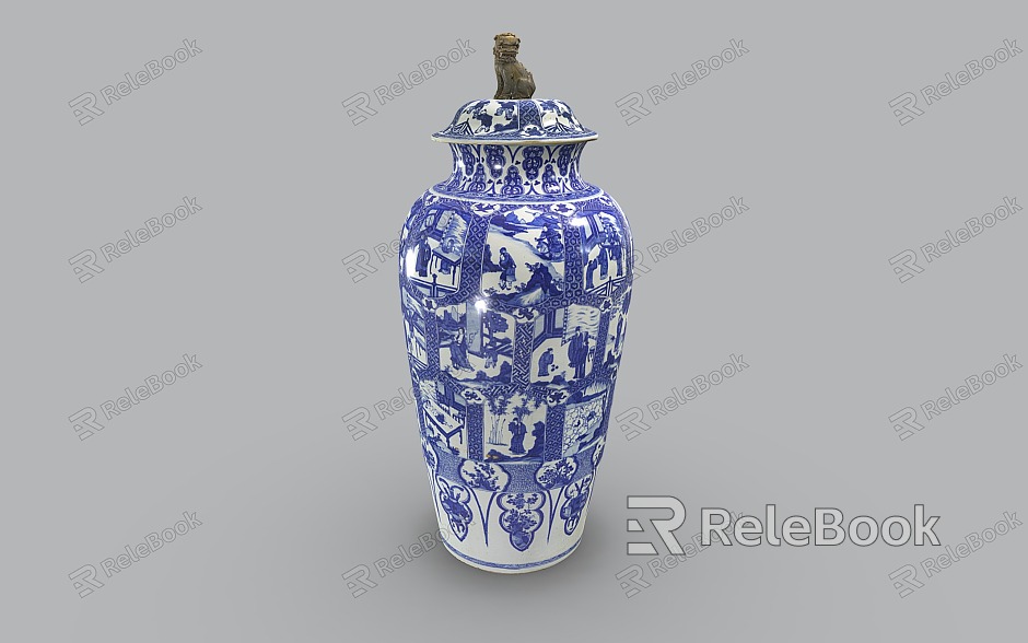 Chinese Vase Ancient Vase Ancient Bottle Cultural Relics Antique model