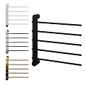 Bathroom Accessories Towel Racks With Black Silver Gold Multi Layer Wall Mounted Design 3d model