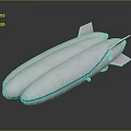 Twin Spacecraft With White Body And Light Blue Stripes Futuristic Aerospace Design
