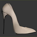 Elegant Beige High Heels With Pointed Toe And Stiletto Heel Design