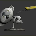 Monkey Cartoon Monkey Anime Monkey Stylized Monkey Fantasy Style Monkey Toy 3d model