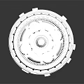 3D Rendered High Precision Automotive Gear Shaft Assembly With Metal Mechanical Structure