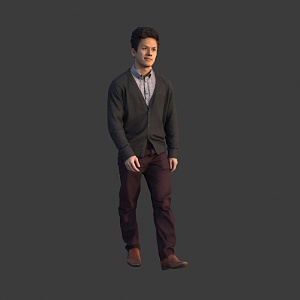 Men Young Men 3d model