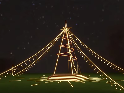 Christmas Star Market Stage Card Point Ana Ambience Sense Stage Card Point Market Stage Card Point 3d model