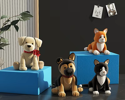 Modern Toy Doll Doll Ornaments 3d model