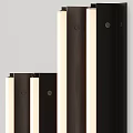 Modern Stylish Wall Lamps With Sleek Black Gold Finish And LED Lighting Design