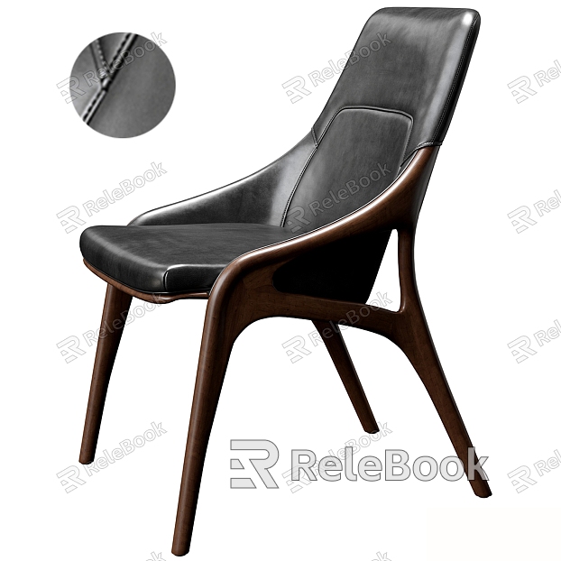 Modern Single Chair Dining Chair Leisure Chair model