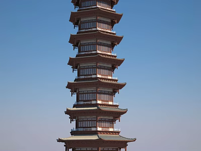 Chinese Tower 3d model