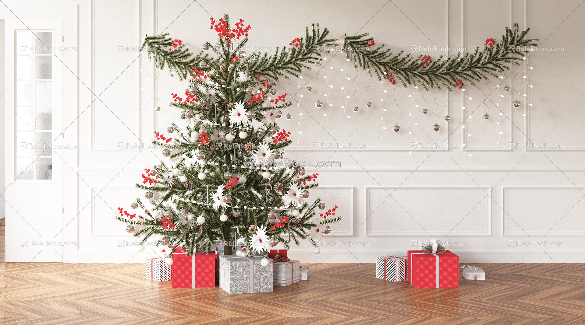 Modern Christmas Tree 3d model