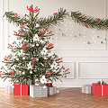 Modern Christmas Tree 3d model