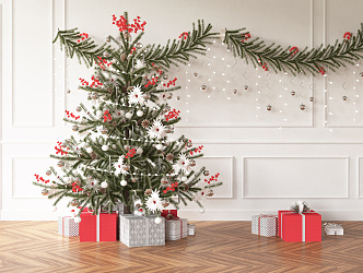 Modern Christmas Tree 3d model