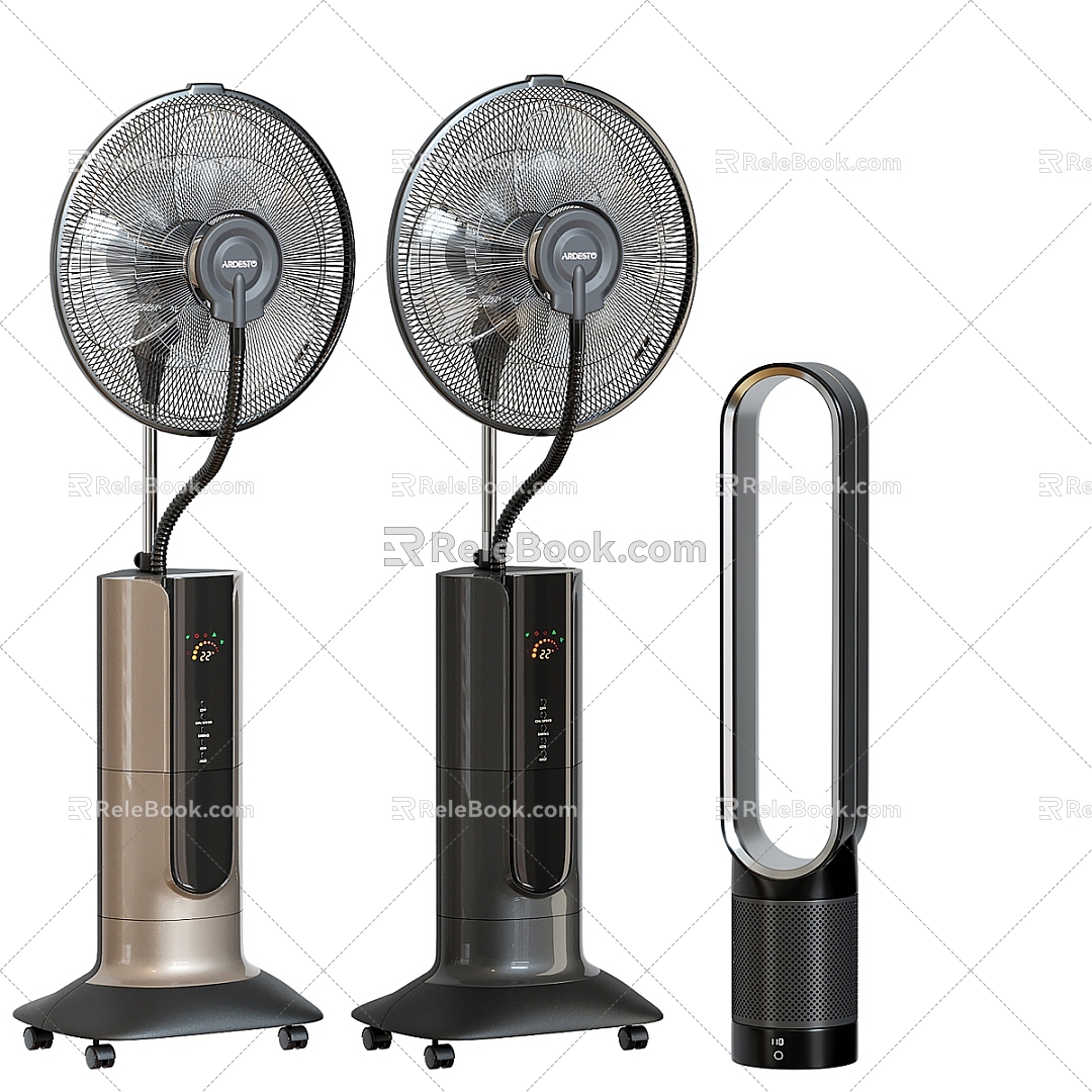 Fan humidifier 3d model