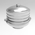 Stainless Steel Multi Layer Steamer Kitchenware With Lid And Side Handles For Home Cooking