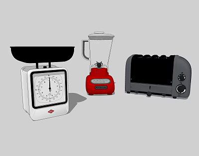 Modern bread machine 3d model Modern bread machine 3d model