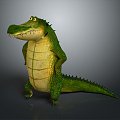 Modern Crocodile Cartoon Crocodile Anime Crocodile Alligator 3d model