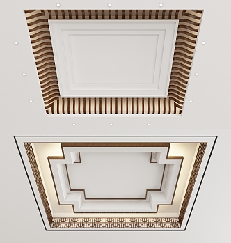 New Chinese Ceiling 3d model