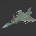 Supersonic Military Fighter Jet Supporting Aerospace Missions And Space Exploration