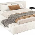 Modern Double Bed 3d model