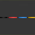 Colorful Circular Electronic Device Control Icons With Various Colors And Symbols