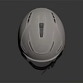 White Ski Helmet With Ventilation Vents Padded Interior And Adjustable Chin Strap