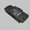 scrapped car 3d model