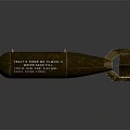 Sorry, the picture provided mainly shows a practice bomb and does not contain any animal-related content. Therefore, it is impossible to generate an English title with "animal" as the main subject based on the picture's key information.