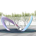 Abstract Sculpture 3d model