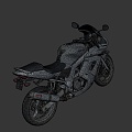 Suzuki SV650s motorcycle 3d model