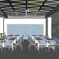Classroom 3d model