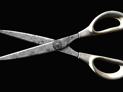 Rusty Scissors Knife model