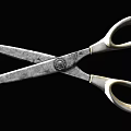 Rusty Scissors Knife 3d model