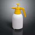 White And Yellow Plastic Household Spray Bottle For Daily Cleaning Tasks