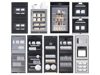 Disinfection cabinet combination 3d model