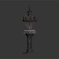 Stone lanterns Stone lanterns Stone lanterns 3d model