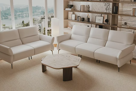 Modern Sofa Coffee Table Combination Sofa Coffee Table 3d model