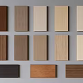 Variety Of Wooden Wall Panels In Different Tones