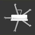 Medical Monitor on Wheeled Stand for Patient Vital Sign Monitoring in Clinical Settings