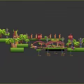 Game Environment Game Scene Fairy Tale Scene Fairy Tale Magic Scene Magic Item Fantasy Scene 3d model