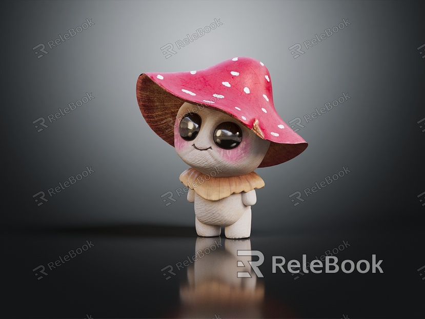 Modern Game Character Mushroom Elf Elf Monster Monster model