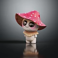 Modern Game Character Mushroom Elf Monster 3d model