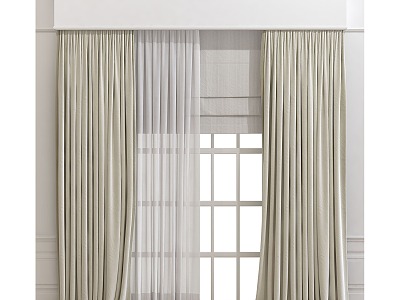 curtain screen window model